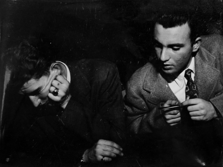 Lisette Model - Nick's Nightclub, 1940-44 Gelatin silver print. 10 1/4 x 13 3/8 inches ; Bruce Silverstein Gallery
