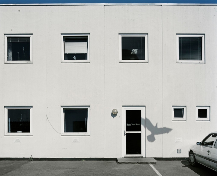 Nicolai Howalt - Six Seahawks and One Building #2, 2009 Digital C-print ; Bruce Silverstein Gallery