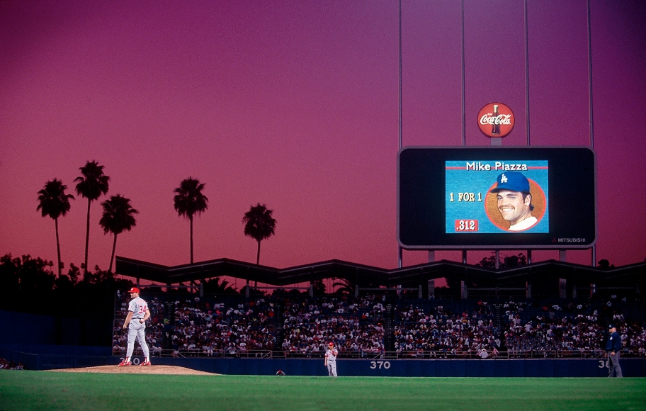 Walter Iooss, Jr. -
Dodger Stadium, Los Angeles, CA, 1993 | Bruce Silverstein Gallery
