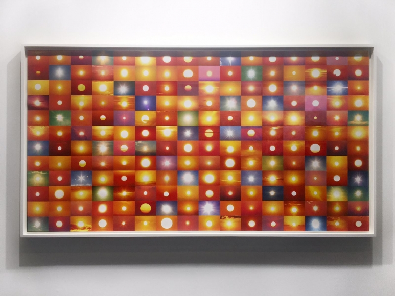 Penelope Umbrico - Installation view: Suns (From Sunsets) from Flickr, 2006-ongoing | Bruce Silverstein Gallery