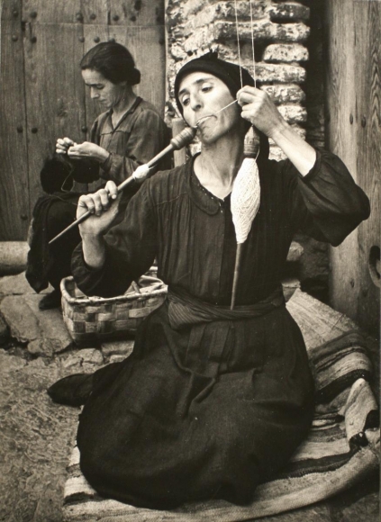 W. Eugene Smith - The Spinner, 1951 | Bruce Silverstein Gallery