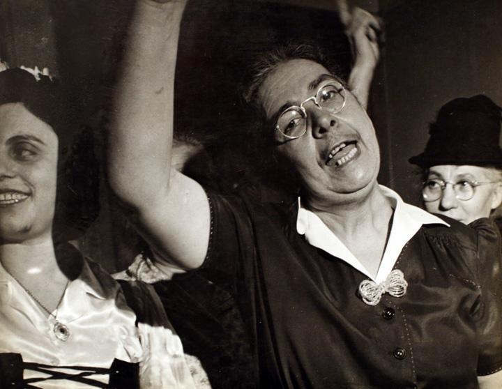 War Rally (Arm Up), 1942, Gelatin silver print, printed c. 1942 10 5/8 x 13 3/8 inches