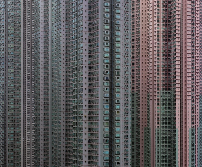 Michael Wolf - Architecture of Density #43, 2006 Chromogenic print ; Bruce Silverstein Gallery