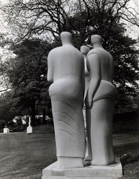 Henry Moore | Three Standing Figures, 1947-48 | Bruce Silverstein Gallery