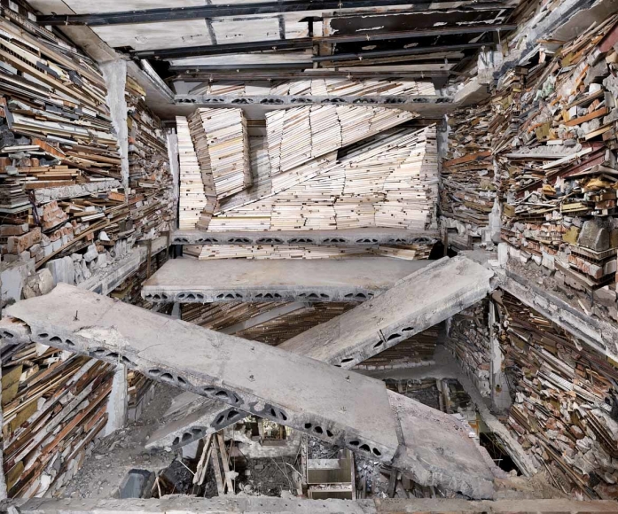 Marjan Teeuwen - Destroyed House Op Noord 1, 2014 | AIPAD 2019 | Bruce Silverstein Gallery
