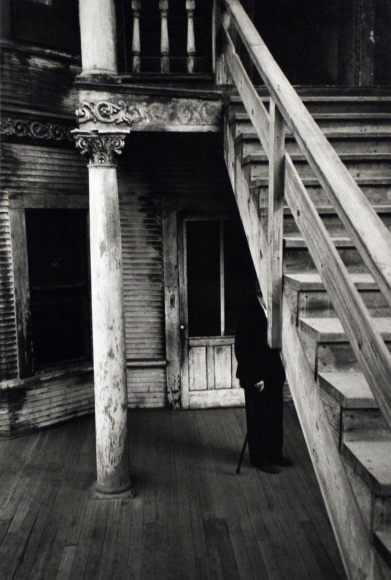 Robert Frank - Bunker Hill, Los Angeles, 1955 Gelatin silver print, printed c. 1979 | Bruce Silverstein Gallery