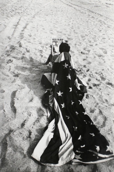 Robert Frank - Marilyn Is Dead, Cape Cod, MA, 1962 | Bruce Silverstein Gallery
