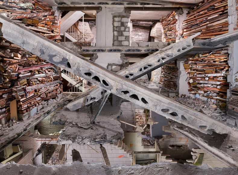 Destroyed House Op Noord 5, 2014