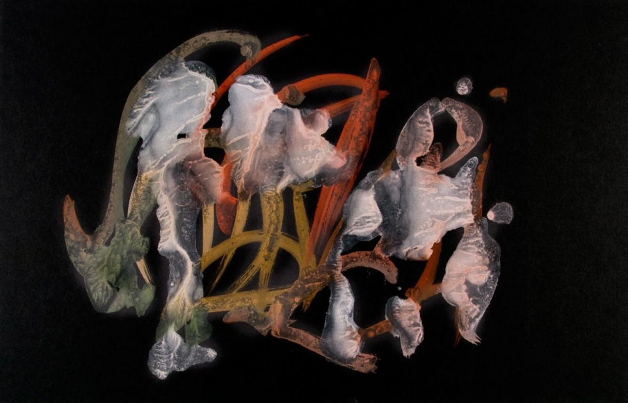 Frederick Sommer - Untitled, 1955 Glue color drawing on paper | Bruce Silverstein Gallery
