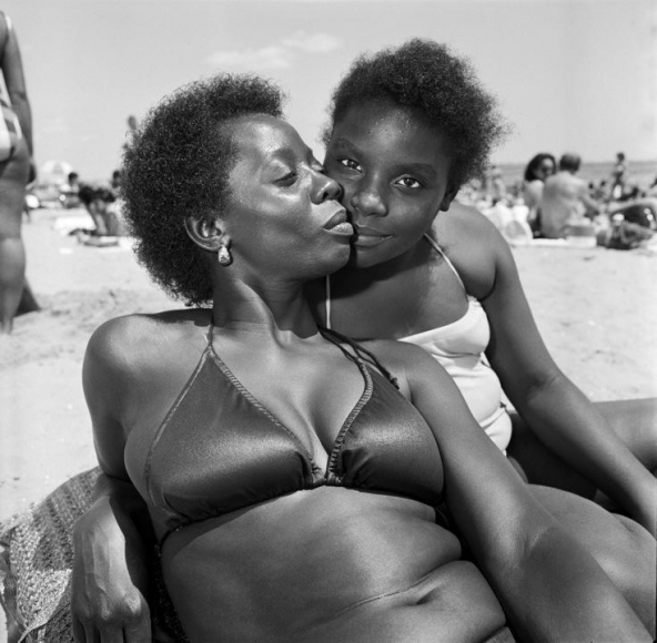 Mother and Daughter, 1985, Gelatin silver print. 20 x 16 inches