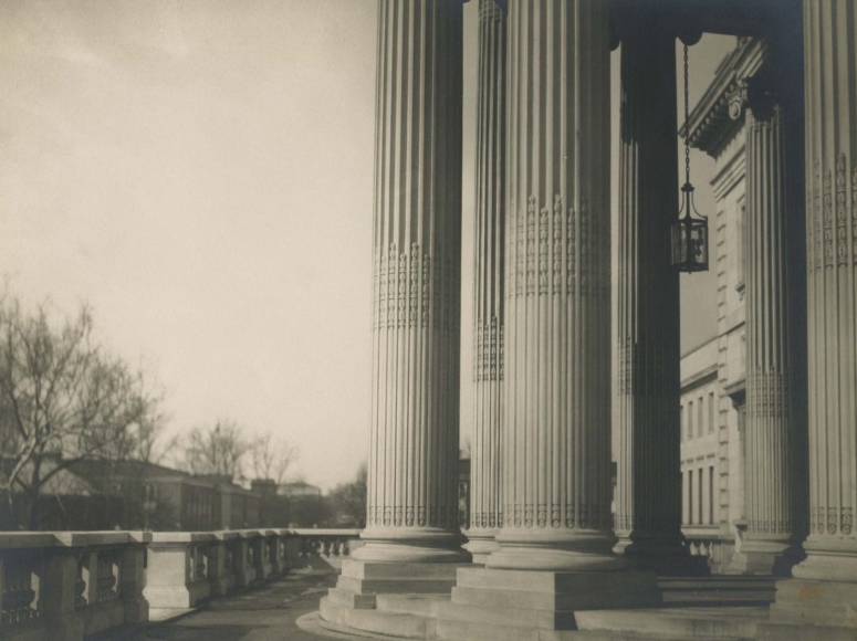 E. O. Hoppé - Columns, Washington D.C., 1926 Gelatin silver print, printed c. 1926 | Bruce Silverstein Gallery