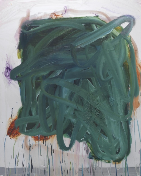 Peter Bonde Fear of Reflection (medusa's head), 2014 Oil on mirror-foil 39.37 x 31.5 in 100 x 80 cm (PB14.002)