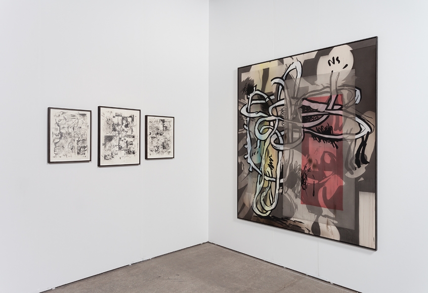 EXPO Chicago 2015, Installation view; Corner wall detail