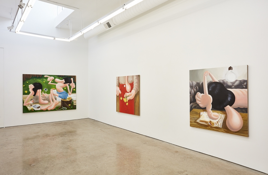 Installation view 8 of Louise Bonnet: Paintings (April 23 – June 4, 2016), Nino Mier Gallery, Los Angeles
