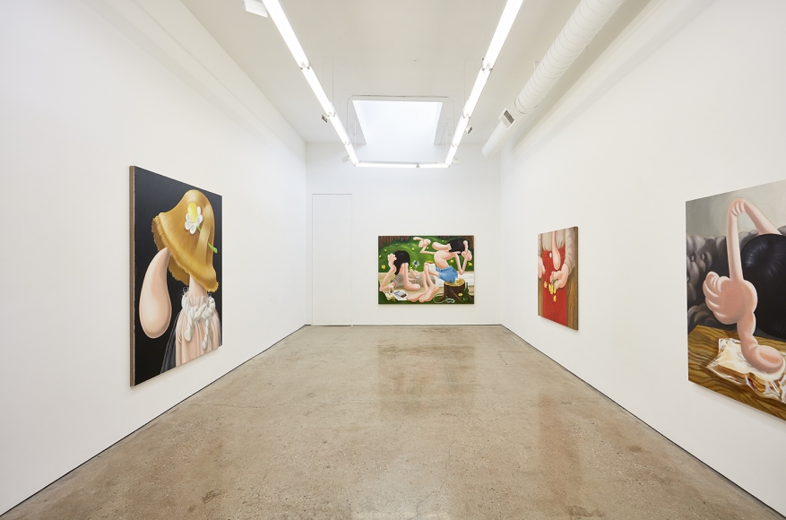 Installation view 7 of Louise Bonnet: Paintings (April 23 – June 4, 2016), Nino Mier Gallery, Los Angeles