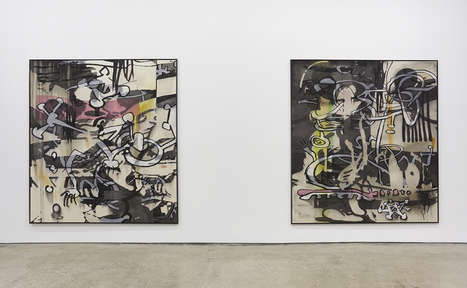 Installation View of "MYS/MOS #4" and "MYS/MOS #5"