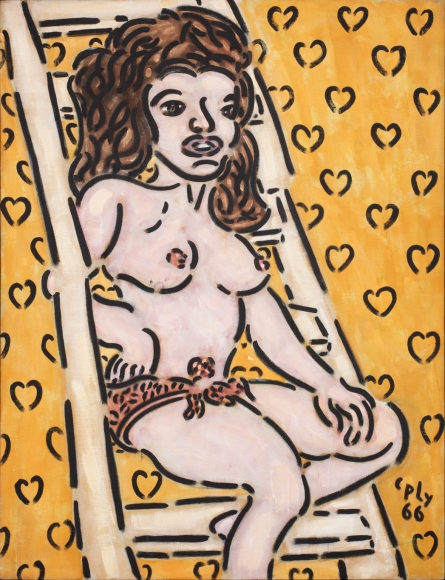 William N. Copley, Jane, 1966. Acrylic on linen, 46 x 35 in, 116.8 x 88.9 cm (WC20.010)