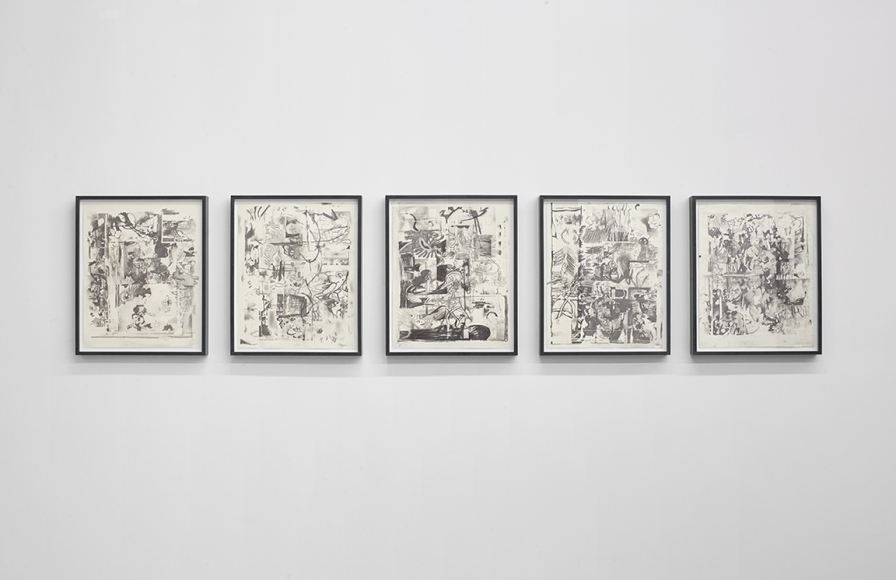 Installation View of "Osc Mix (series)"