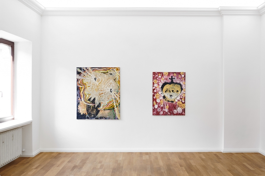 Installation view 2 of Bendix Harms: Kein Mensch-Kein Tier-Frau Grenadier (April 11-14, 2019) at Salon Nino Mier, Cologne