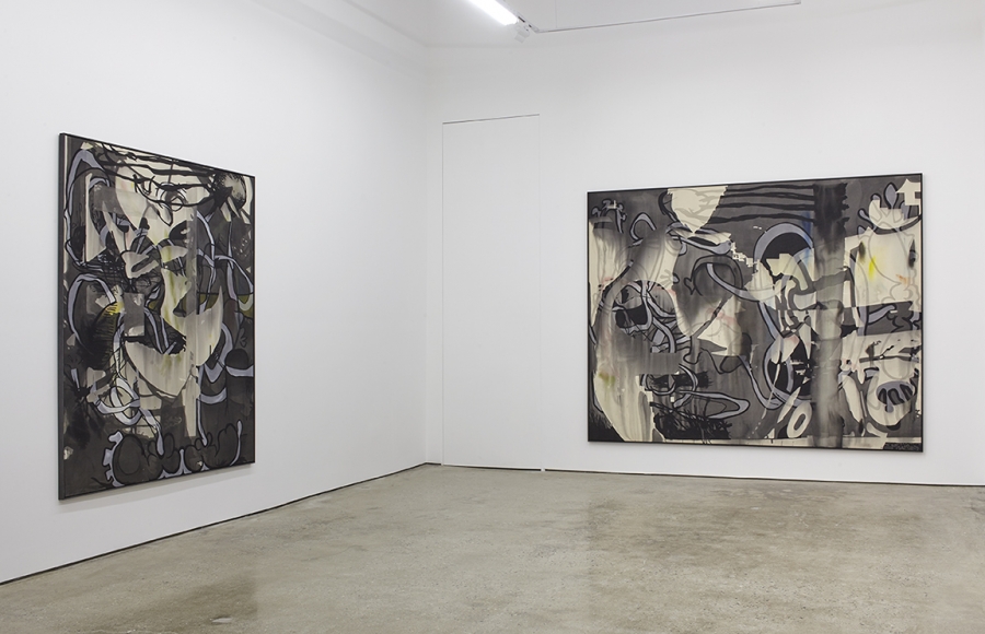 Installation View of "Pitty" and "MYS/MOS #1"