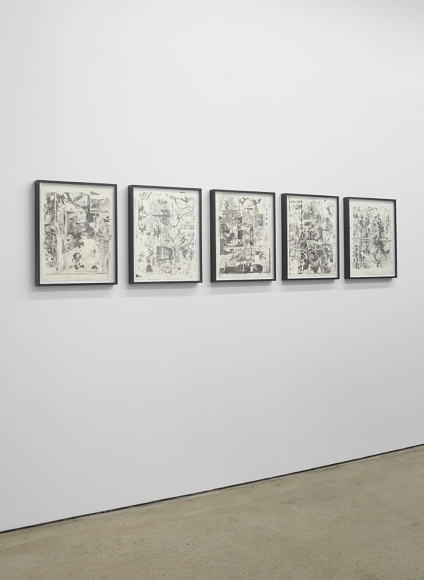 Installation View of "Osc Mix (series)" (Side)