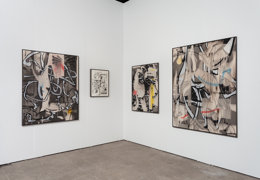 EXPO Chicago 2015, Installation view; Corner wall detail 2