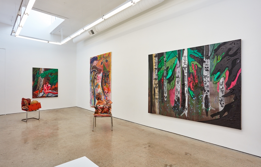 Installation View 10 of Aidas Bareikis, Kim Dorland & Bill Saylor (June 25, 2016 – August 6, 2016). Nino Mier Gallery, Los Angeles, CA