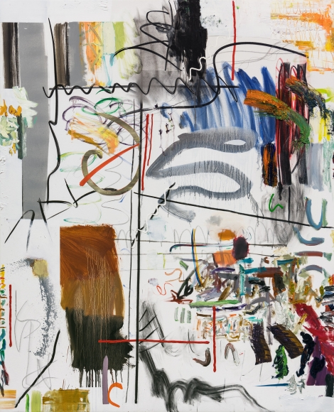 Andreas Breunig, Hi_LoRes_57, 2019. Oil, Graphite and Charcoal on Canvas, 82 5/8 x 66 7/8 in, 210 x 170 cm (ABR19.009)