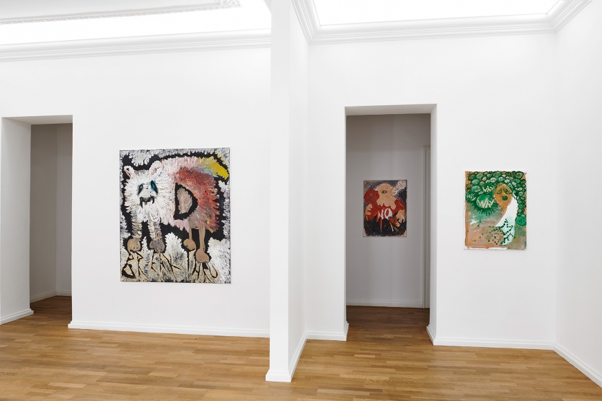 Installation view 4 of Bendix Harms: Kein Mensch-Kein Tier-Frau Grenadier (April 11-14, 2019) at Salon Nino Mier, Cologne