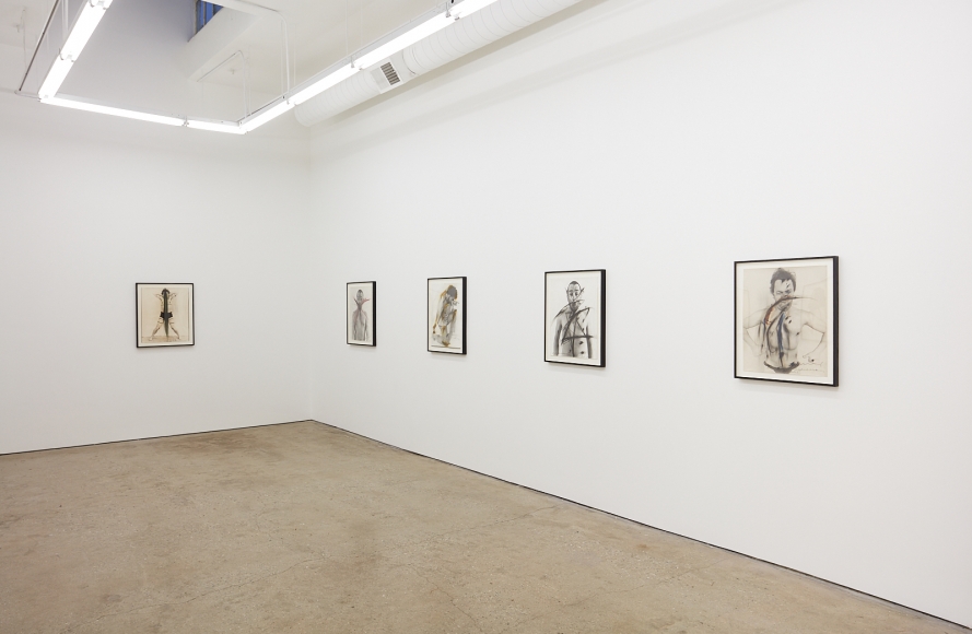 Installation View of "Self portrait", "Schrei", "Body-Pose", "Siegel Sagel….", and "Eine phantastische Erinnerung….."
