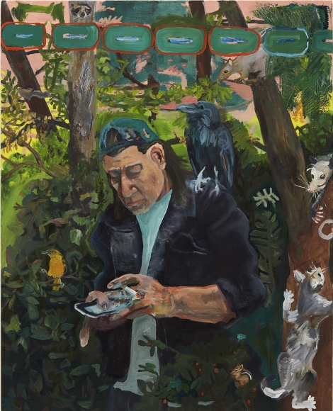 Celeste Dupuy-Spencer Reach Out, 2017 Oil on linen 28 x 35 in 71.1 x 88.9 cm (CDS17.039)