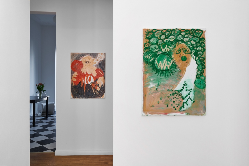 Installation view 5 of Bendix Harms: Kein Mensch-Kein Tier-Frau Grenadier (April 11-14, 2019) at Salon Nino Mier, Cologne