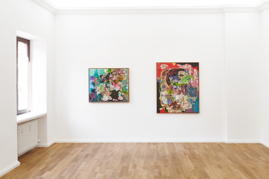 Installation view 7 of Michael Bauer: New Paintings (April 19-22, 2018) at Salon Nino Mier, Cologne