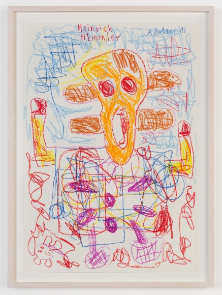 André Butzer, Untitled, 2006, Colored pencil on paper, 23 1/4 x 16 1/2 in, 59 x 42 cm (AB06.003)