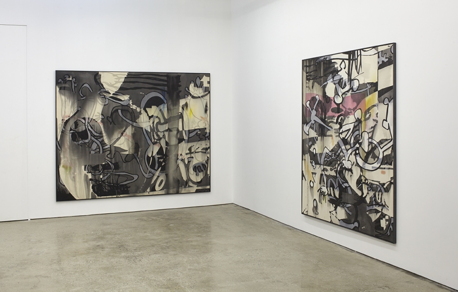 Installation View of "MYS/MOS #1" and "MYS/MOS #4"