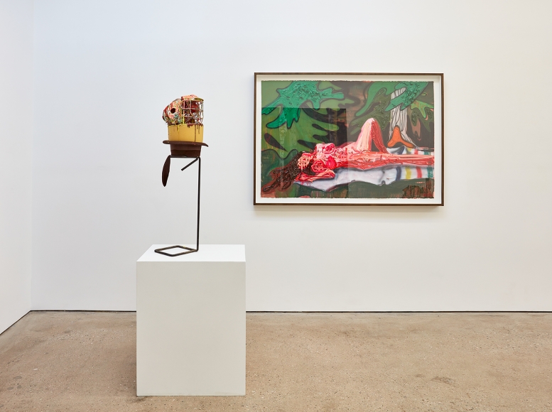 Installation View 5 of Aidas Bareikis, Kim Dorland & Bill Saylor (June 25, 2016 – August 6, 2016). Nino Mier Gallery, Los Angeles, CA