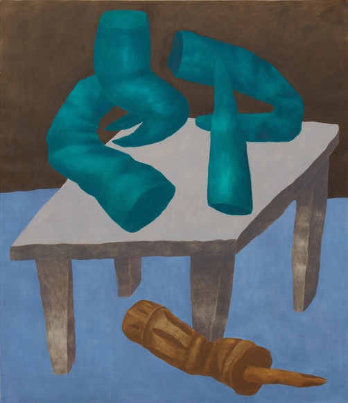 Ginny Casey, Twisted Tools, 2017, Oil on linen, 75 x 65 in, 190.5 x 165.1 cm (GC17.016)