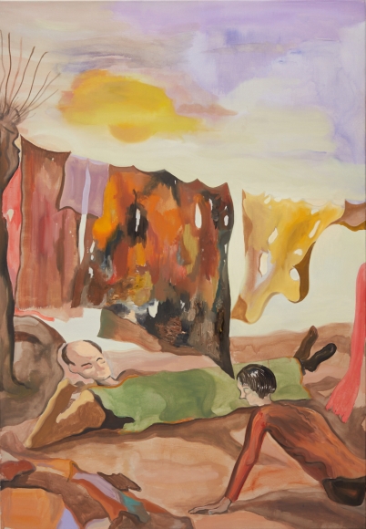Tomasz Kowalski, TBT, 2018. Oil on canvas, 70 7/8 x 49 1/4 x 1 5/8 in, 180 x 125 x 4 cm (TKO18.004)