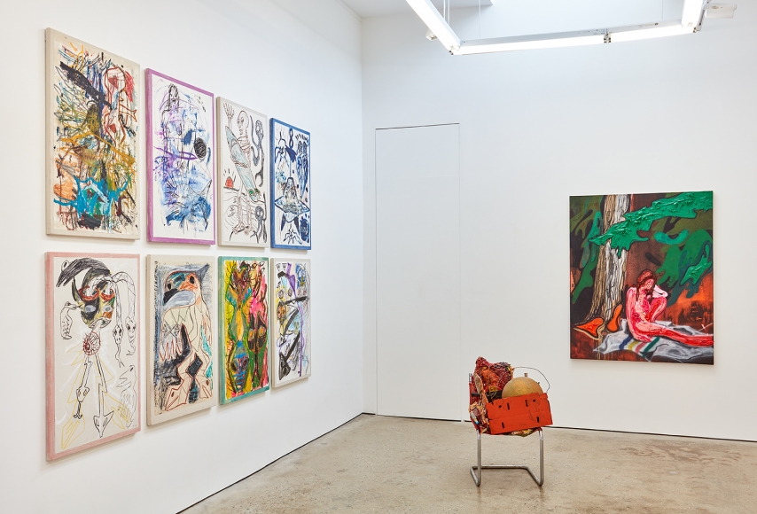 Installation View 9 of Aidas Bareikis, Kim Dorland & Bill Saylor (June 25, 2016 – August 6, 2016). Nino Mier Gallery, Los Angeles, CA
