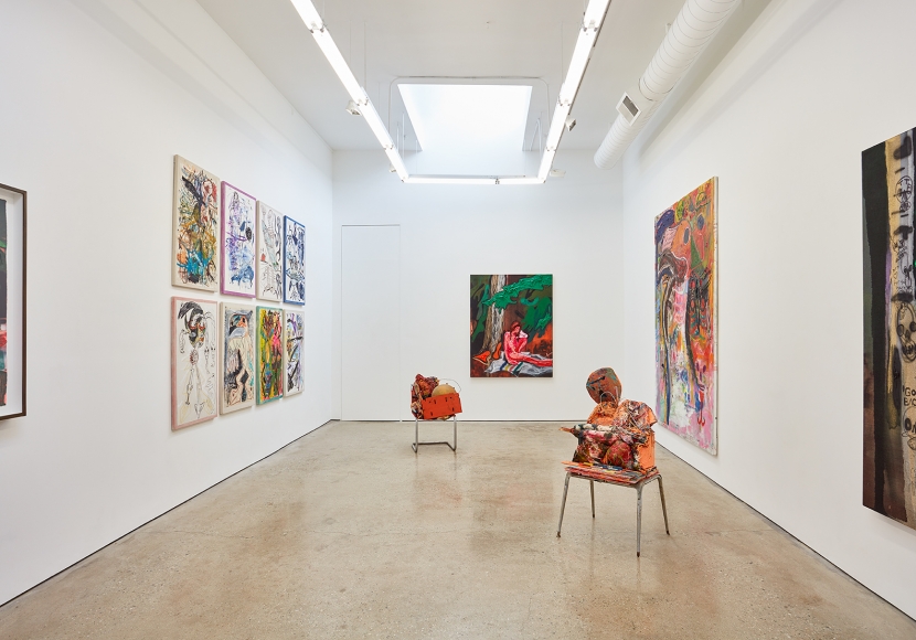 Installation View 8 of Aidas Bareikis, Kim Dorland & Bill Saylor (June 25, 2016 – August 6, 2016). Nino Mier Gallery, Los Angeles, CA
