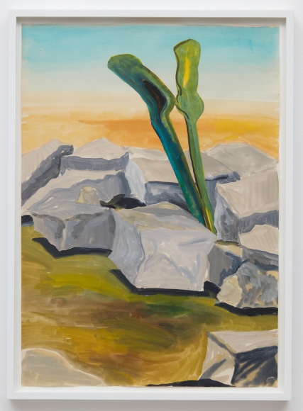 Tomasz Kowalski, Untitled, 2018. Watercolor on paper, 24 x 17 in, 61 x 43.2 cm (TKO18.014)
