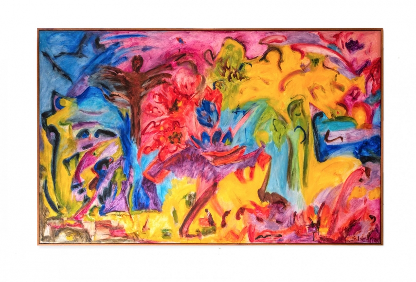 Sheila Isham 319 Cosmic Earth, 1988