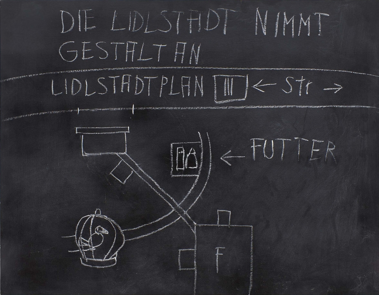 "Die LIDLSTADT nimmt Gestalt an (The LIDL-TOWN Takes Shape)", 1968