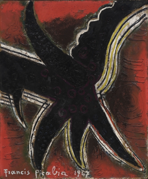 "Etoile", 1947 Oil on board