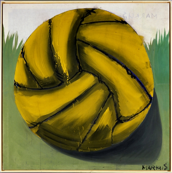 "Fussball", 1966 Distemper on canvas