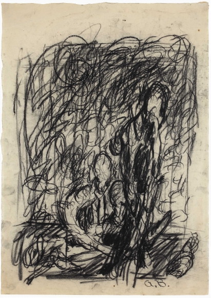 "Untitled", 1962 Charcoal on paper