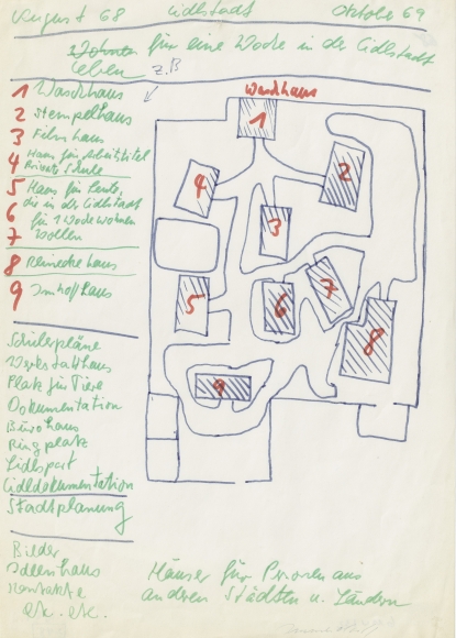 "LIDLSTADT, August 68 - Oktober 6 (LIDL-TOWN, August 68 – October 6)", 1968