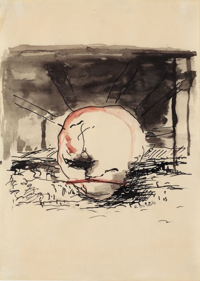 "G.", 1961 Ink, gouache on paper