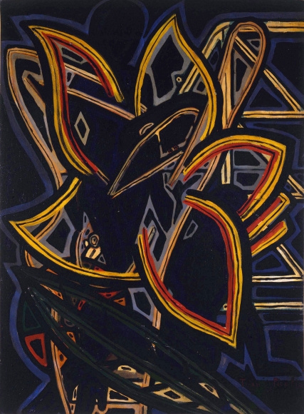 "Untitled", 1936 Oil on paper mounted on panel