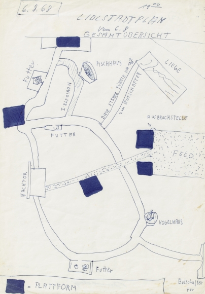 "LIDLSTADTPLAN vom 6.8. – Gesamtübersicht (LIDL-TOWN Map August 6 – Overview)", 1968